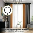 thumbnail image 4 of 20Pcs Iron Curtain Rings with Eyelet for Curtain Panels, 1.5 Inch Clothes Rings Apply to Curtain Rod, Electrophoresis Black, 4 of 5