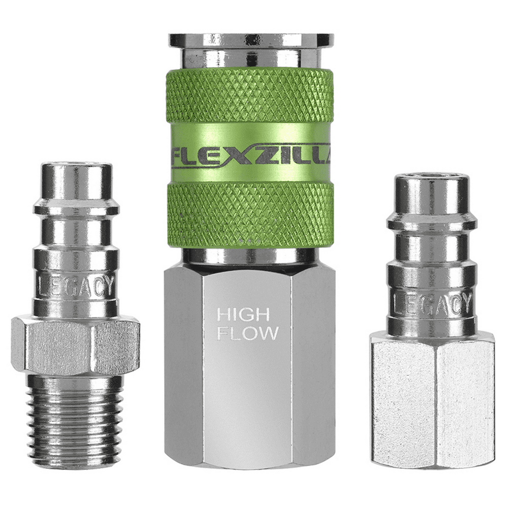 Flexzilla High Flow Coupler and Plug Kit 3 Pc