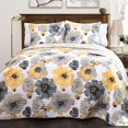 thumbnail image 1 of Lush Decor Ens de Courtepointe Leah 3Pc TG, 1 of 4