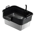 thumbnail image 3 of EHJRE Large Cat Litter Box Litter Pan Heightening, Semi Enclosed for Small Large Cats High Sided Sturdy, Anti Splashing, Cat Toilet Black, 3 of 8