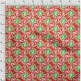 thumbnail image 4 of oneOone Tissu Rouge en Polyester Spandex, Tissu à Motifs Abstraits pour la Couture, Tissu d'Artisanat Imprimé au Mètre, 56 Pouces de Large, 4 of 4