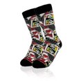 thumbnail image 1 of Panda Playing Cards Socks from the Sock Panda (Adult Small), 1 of 7