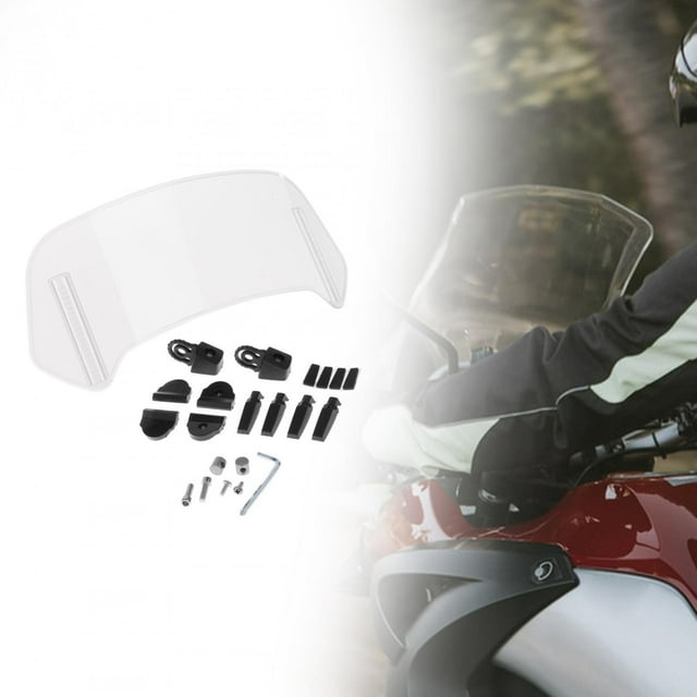 Clip deflector de alerón de Extensión de parabrisas shamjiam para motocicleta ajustable