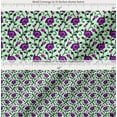 thumbnail image 2 of Soimoi Cotton Voile Fabric Leaves & Floral Artistic Print Fabric by The Yard 42 Inch Wide, 2 of 7