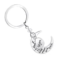 thumbnail image 2 of serony Key Chain Alloy Pendant Keyring Woman Key Holder Decor Key Ring Party Wedding Gift, D1002-Mon, 2 of 6