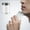 White, variant on Mini Portable Shaver, Rechargeable Men's Shaver, Aluminum Alloy Construction, Compact Design, for Facial & Body Hair Removal