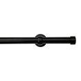 thumbnail image 1 of Tailor & Taylor 1 Inch Decorative Curtain Rod with Metal End Cap Finials, 72 inches Width Windows Rod with Y Style Bracket for Living Room, Kitchen and Windows, 1 of 2