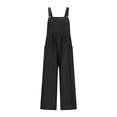 thumbnail image 4 of Girls' Jumpsuits & Rompers Spaghetti Strap Loose Overalls Long Pants with Pockets Kids Girl Outfits 7-8 Years, 4 of 7
