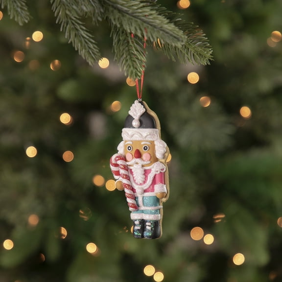 Northlight 4.75" Glittered Nutcracker Cookie Ornament