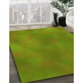 thumbnail image 3 of Ahgly Company Machine Washable Indoor Square Transitional Pistachio Green Area Rugs, 7' Square, 3 of 7