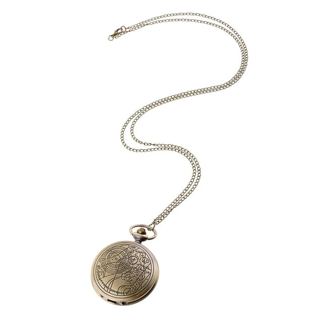 Collar de Cadena de Reloj de bolsillo Yinane Bronce Steampunk