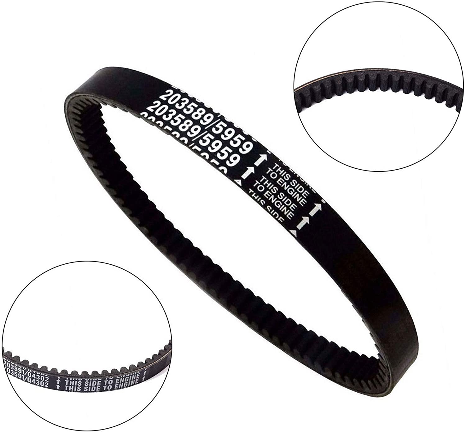 Home & Garden 3 Pack 203589/5959 Go Kart Drive Belt 30 Series Replaces