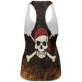 thumbnail image 2 of Jolly Roger Pirate Flag Distressed Grunge All Over Womens Work Out Tank Top Multi SM, 2 of 2