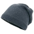 thumbnail image 1 of Stylish Warm Autumn Winter Knitted Hat Solid Color Thickened Soft Touch Cold Proof Fashion Bonnet Hat, 1 of 10