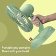 thumbnail image 5 of Fufafayo under $5 Desk Fan, Vintage Style Circulator Fan with Pivoting Head, Variable Speed USB Fan with 2000mAh Battery, Portable Fan for Bedroom, Office, Home, Desk, Table, Personal Cooling, 5 of 9
