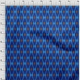 thumbnail image 4 of oneOone Viscose Chiffon Royal Blue Fabric Ikat Sewing Fabric By The Yard Printed Diy Clothing Sewing Supplies 42 Inch Wide, 4 of 4