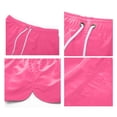 thumbnail image 4 of Boyscolos Mens Board Shorts Swimwear Summer Beach Swim Drawstring Shorts Surfing Sport Bathing Suit Athletic Gym Shorts Hot Pink XL, 4 of 7