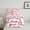 Pink White C, variant on Castle Fairy Teenagers Cartoon Bow Knot Letter Monogrammed E Bedding Comforter Set 2pcs,Cute Bow-Tie Plaid Grid Twin Comforter Sets Microfiber,Dreamy Princess Breathable Bedding Set
