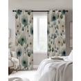 thumbnail image 4 of Watercolor Dandelion Blackout Curtains for Bedroom Living Room Darkening Curtains 63 Inches Long Spring Floral Botanical Vintage Beige Window Curtain 2 Panels Set Window Treatment Drapes 42"x63", 4 of 9