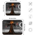 thumbnail image 3 of FREEAMG Halloween Décor Dish Drying Mat - 18 x 24inch- Extra Large Microfiber Dish Drying Mat, Dish Draining Mat, Counter top Mat, Halloween Tree Moon, 3 of 7