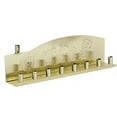thumbnail image 1 of Gold Tin Candle Menorah, 1 of 1