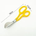 thumbnail image 6 of Blade Duckbill Scissors Craft Scissors Multifunctional Soft Rubber Handle Stainless Steel Tufted Carpet Hand Shears, 6 of 12