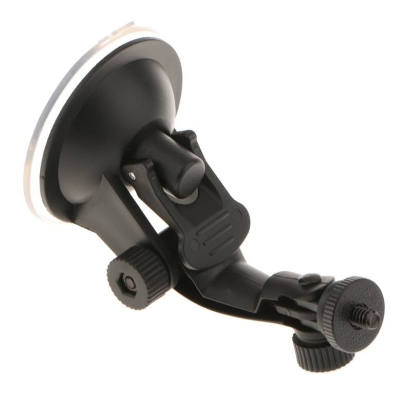 Suction Cup Mount with 1/4 Threaded Head 360 Degree Tripod Screw for Gopro 