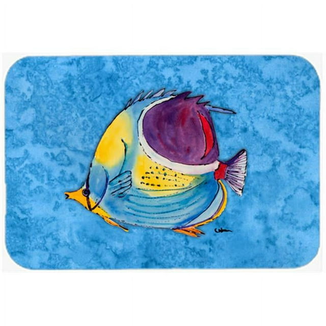 Carolines Treasures 8676LCB Fish Tropical Glass Cutting Board- Large