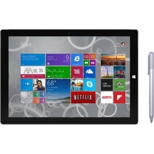 Microsoft- IMSourcing Surface Pro 3 Tablet, 12", 4 GB, 64 GB SSD, Windows 8.1 Pro, Silver - image 3 of 11