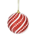 thumbnail image 2 of Xecvkr Christmas Ornament Ball Christmas Color Ball Powder Dipped Ornament Year Tree Decoration Red Gold Pink Multicolor Backpack Car Pendant Wreath Holiday 3.14in 1pc, 2 of 8