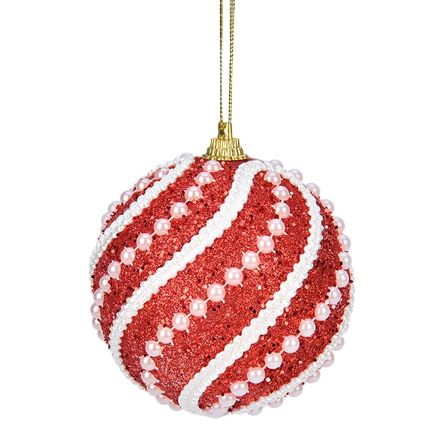 New Years Day Decorations Christmas Tree Decoration Christmas Ball Color Ball Dipped In Powder Ball Christmas Ornaments Pendant Ball Christmas Decorations