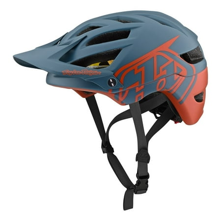 Troy Lee Designs 2019 A1 Classic MIPS Bicycle Helmet - Air Force Blue/Clay -