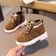 thumbnail image 1 of Botas Niños Niños Zapatos Casuales Zapatos Acogedores de Invierno para Niños Niñas (21) Marrón Wdftyju Tenis De Mujer Tenis De Hombre, 1 of 8