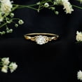 thumbnail image 3 of Diamond Solitaire Promise Ring for Women, Celtic Knot Ring, 18K Yellow Gold, US 10.50, 3 of 8