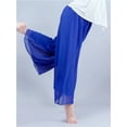 thumbnail image 5 of Dance Practice Pants, Dance Pants, Folk Dance, Adult Women's Wide-leg Pants, Yoga Pants, Gauze Chiffon Party Pants, 5 of 6
