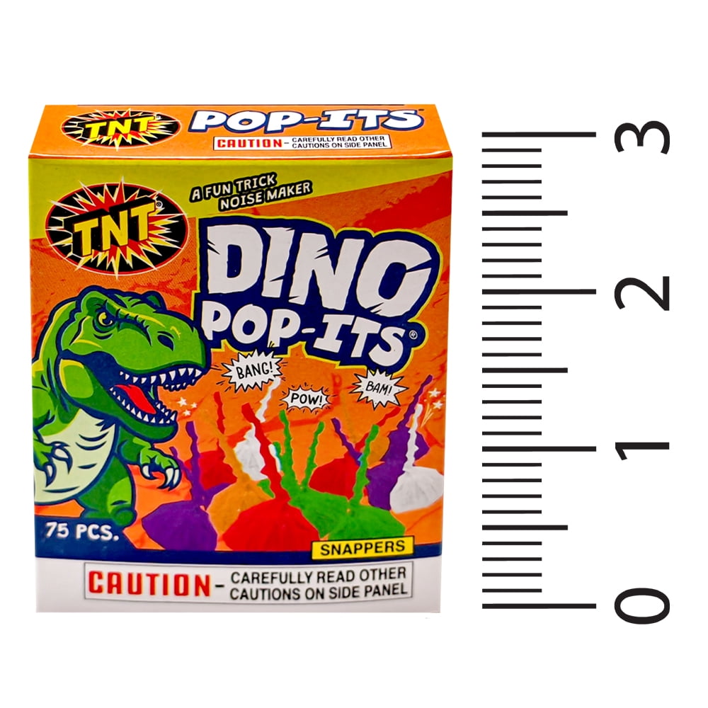 TNT Fireworks, Dino Pop Its, 12 Pack