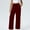 Wine, variant on Womens Dress Pants Plus Size New Women's High Waisted Drawstring Wide Leg Sweatpants with Pockets Casual Loose Yoga Pants Black L
