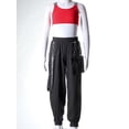 thumbnail image 5 of Zaldita Kids Girls Dance Outfits Sports Bra Crop Tank Tops and Jogger Pants Set Hip Hop Jazz Street Red 10, 5 of 7