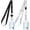 Black and White, variant on Best Value 4 Pack Ocean Pattern Retractable Waterproof Cruise Lanyards, ID & Ship Card Holders Compatible with Carnival, Royal Caribbean, Norwegian Cruise Lines