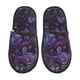 thumbnail image 1 of Fotbe Lilac Pantuflas Peludas para Mujer con Estampado, Zapatillas de Peluche, Zapatos de Invierno para Casa, Uso Interior y Exterior-Medium, 1 of 8