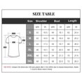 thumbnail image 3 of Qarigey Camiseta de mujer Impreso Casual Top Cuello Blusa de manga corta Prendas para la parte del cuerpo Negro XXL, 3 of 3
