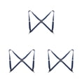 thumbnail image 2 of Qarigey Poliéster Unisex Brace Reemplazo Coreano Easy Matching Universal Ajustable Back Braces con 2 Clips Azul oscuro Type1 NO1, 2 of 6