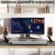 thumbnail image 4 of Desktop Speaker Stand Mount Studio Monitor Riser Support with Vibration Absorption Pad Mount for Liv, 4 of 5