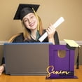 thumbnail image 3 of Tingzi 2025 Graduation Photo Frame Class of 2025 Wooden Desktop Graduation Ornament Start Of School 2025 Graduation Season Picture Frame Graduation Gift Graduation Party Decorations, 3 of 7