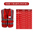 thumbnail image 4 of A-SAFETY Red High Visibility Vest, 4 of 4