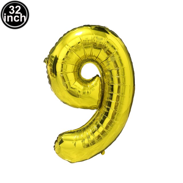 Ballon Numéro 6 Ballons à 6 Chiffres Six Figures Bleues Globe Vert 6e Anniversaire Grande Grande Rose Rouge Dorée Noire Colorée 32 Pouces
