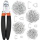 thumbnail image 1 of Kit de Alicates para Anillos de Cerdo Xeeloerwaai con 600 Anillos Galvanizados, 1 of 8