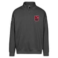 thumbnail image 2 of Men's Levelwear Black Chicago Blackhawks Retro Murray Quarter-Zip Pullover Top, 2 of 3