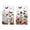 B, variant on Sm:)e Ghost Pumpkins Bats Floral Spooky Halloween Kitchen Towels Dish Towels, 18x26 Inch Jack-O'-Lantern Decoration Hand Towels Set of 2