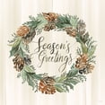 thumbnail image 2 of Jacobs, Cindy 15x15 Gold Ornate Wood Framed with Double Matting Museum Art Print Titled - Sage Seasons Greetings Wreath, 2 of 4